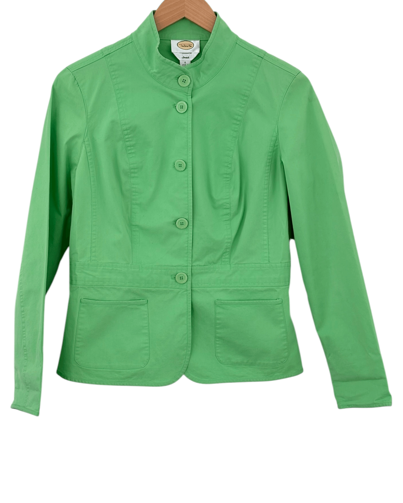 Light Spring TALBOTS valleyview patch pocket stretch jacket