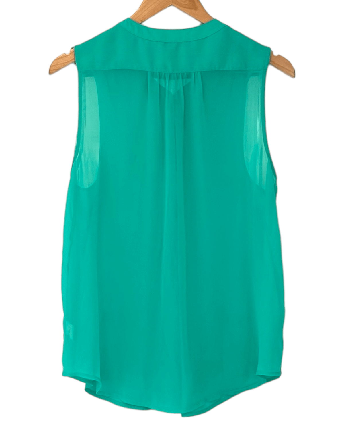 Light Summer AMERICAN EAGLE OUTFITTERS laguna green semi-sheer sleeveless top