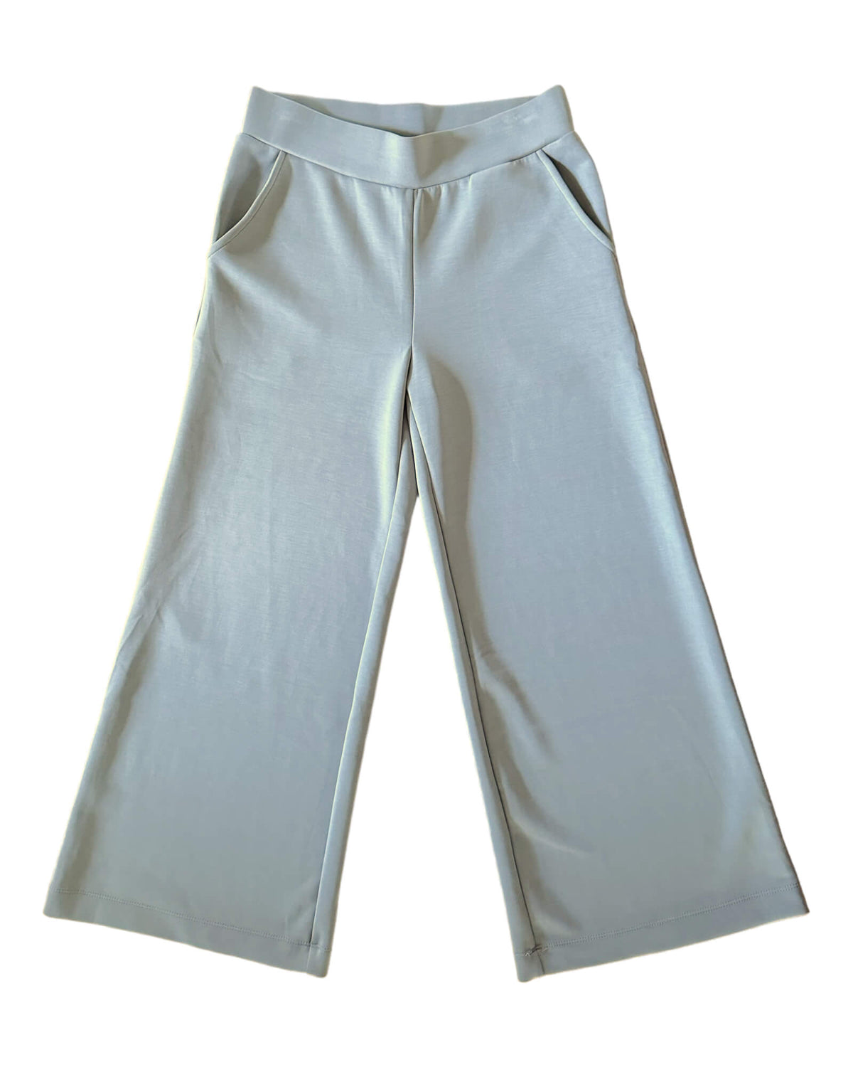 Light Summer CABLE &amp; GAUGE SPORT willow gray wide leg pant