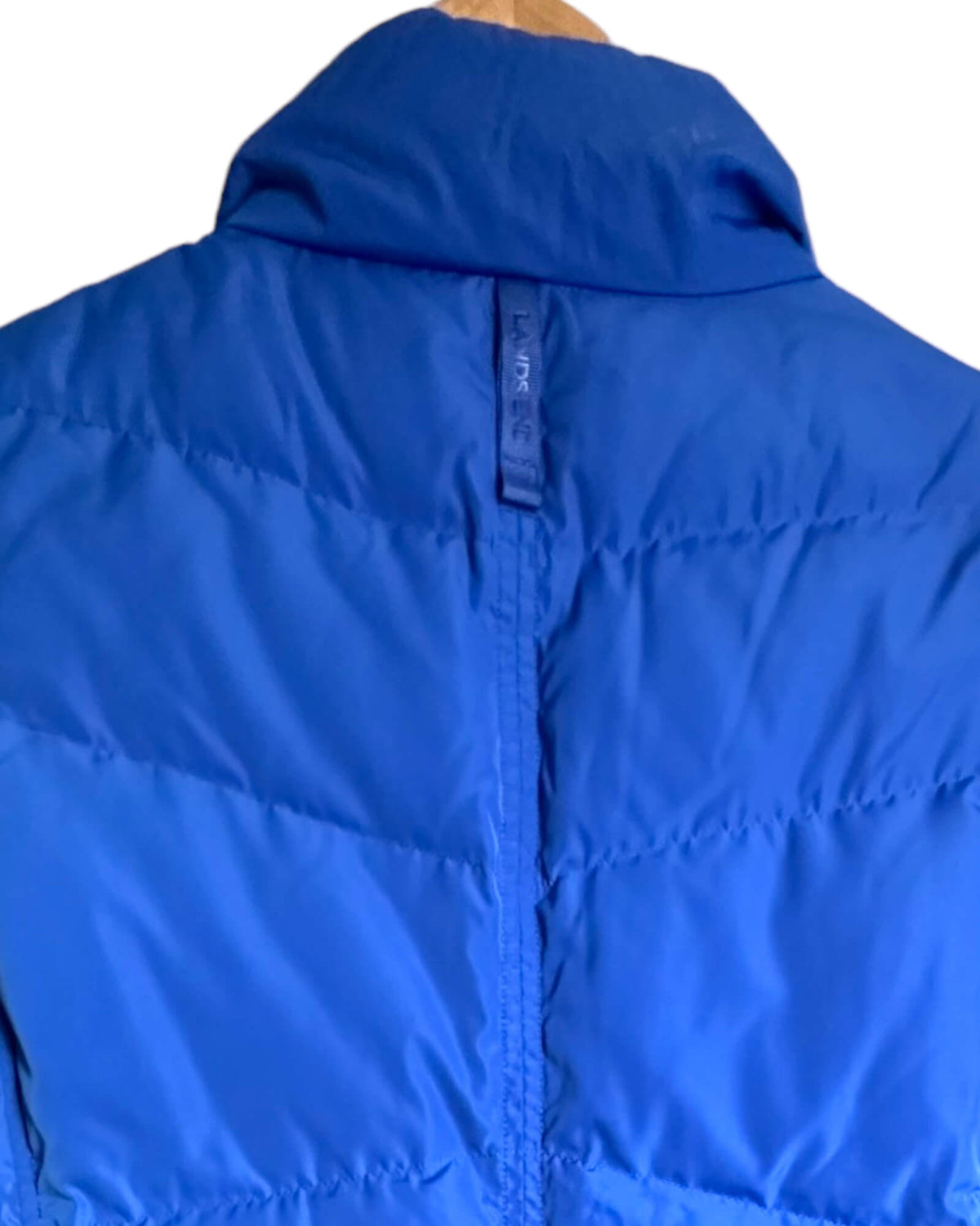 Light Summer LANDS' END beacon blue down puffer vest