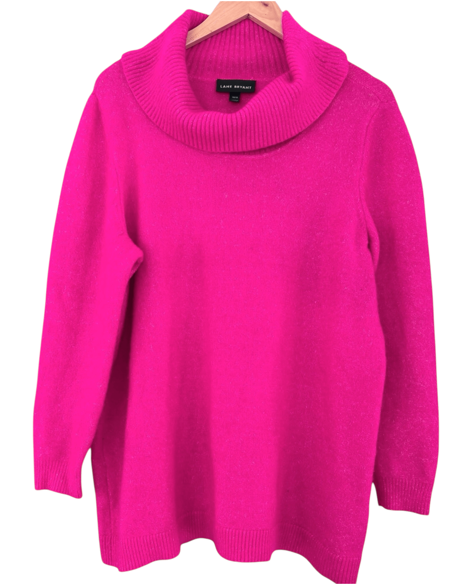 Light Summer LANE BRYANT amaranth cowl neck sweater