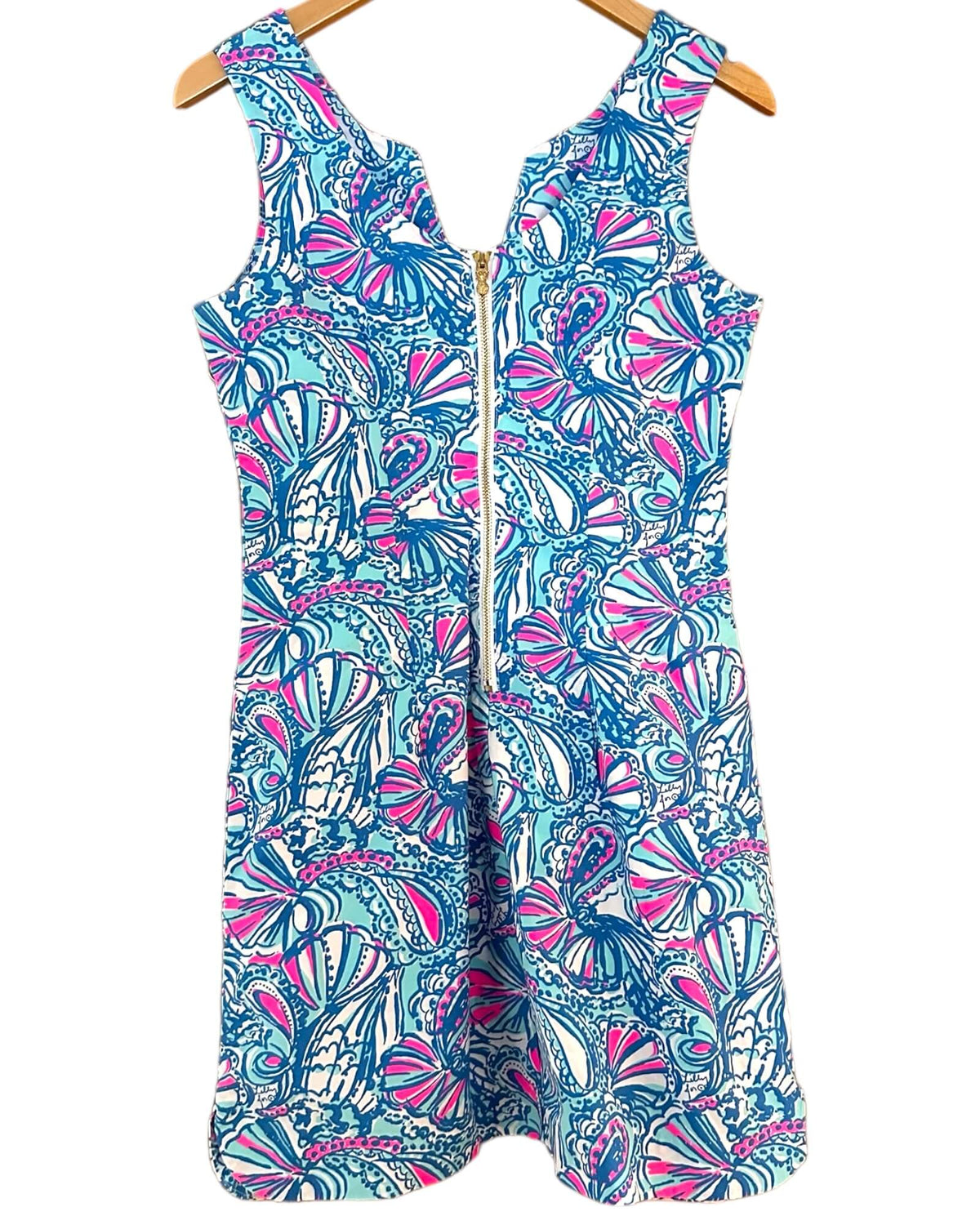 Light Summer LILLY PULITZER for TARGET fan print sleeveless mini dress
