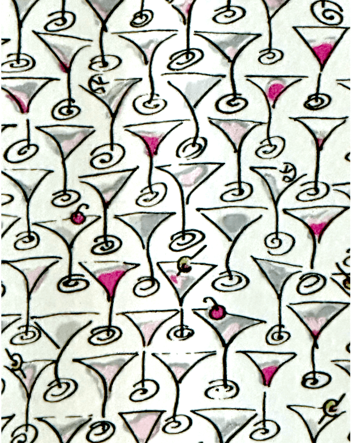 Light Summer SanSoleil martini print