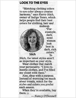 Rochester D&C Look to the Eyes Article Indigo Tones