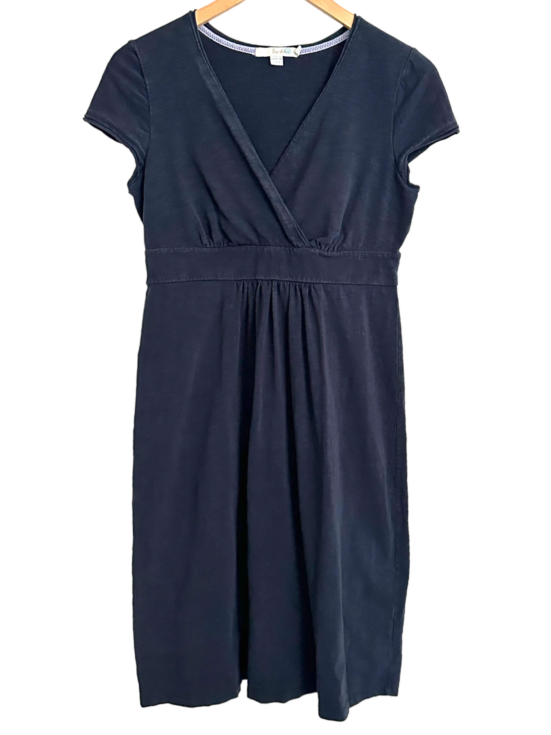Soft Autumn Navy Jersey Knit Dress Soft Autumn Navy Jersey Knit Dress