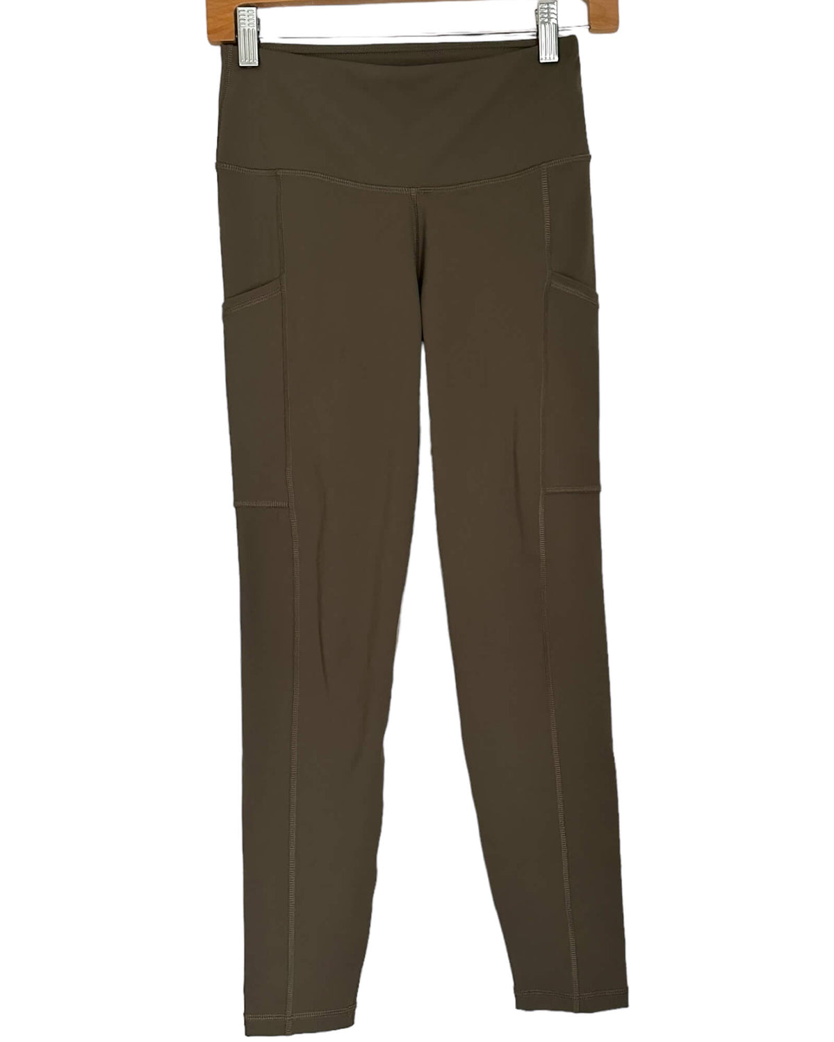 Soft Autumn BR STANDARD sable brown athletic leggings 
