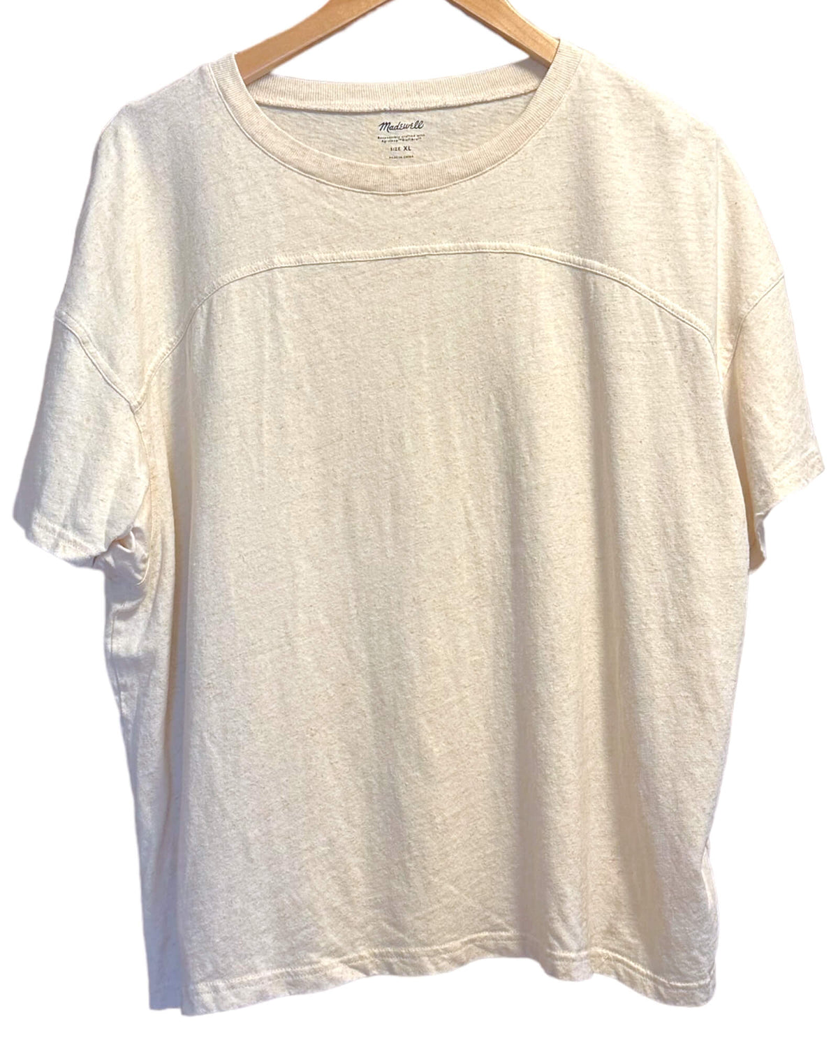 Soft Autumn MADEWELL marled oatmeal relaxed tee