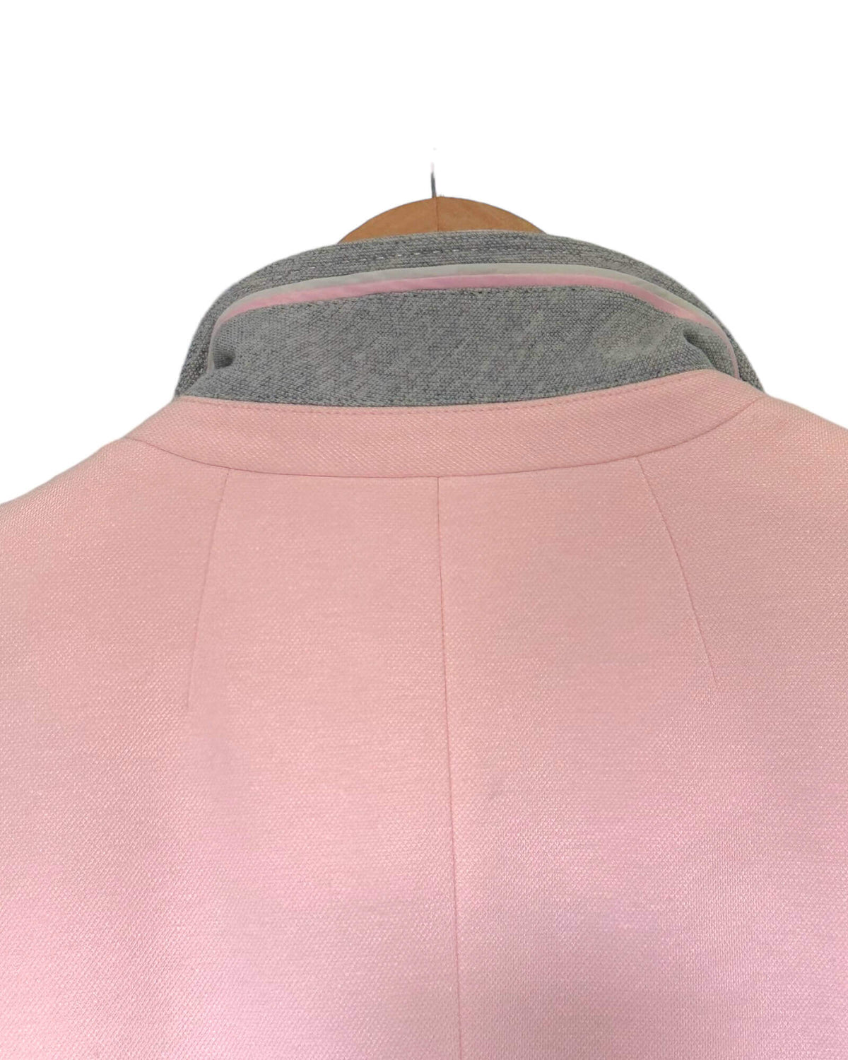 Soft Autumn TALBOTS pink Aberdeen pique knit blazer 