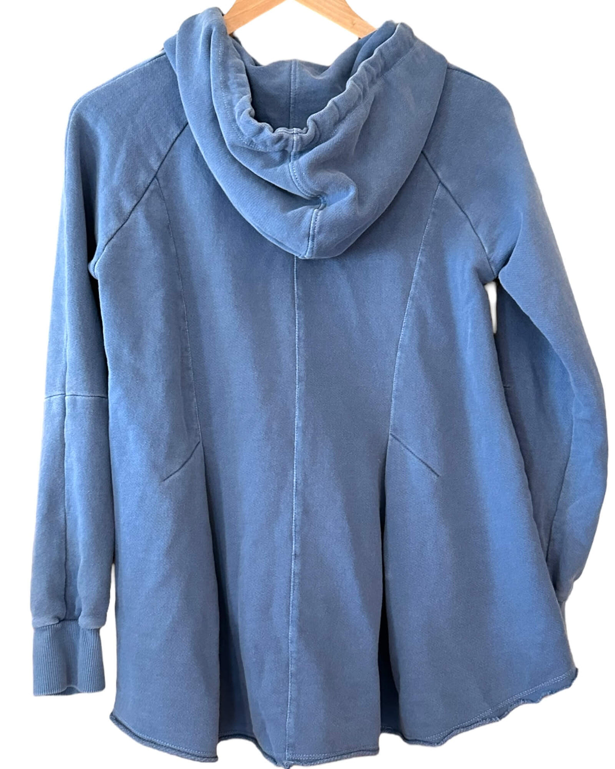 Soft Summer PILCRO AND THE LETTERPRESS cornflower blue swing hoodie sweatshirt