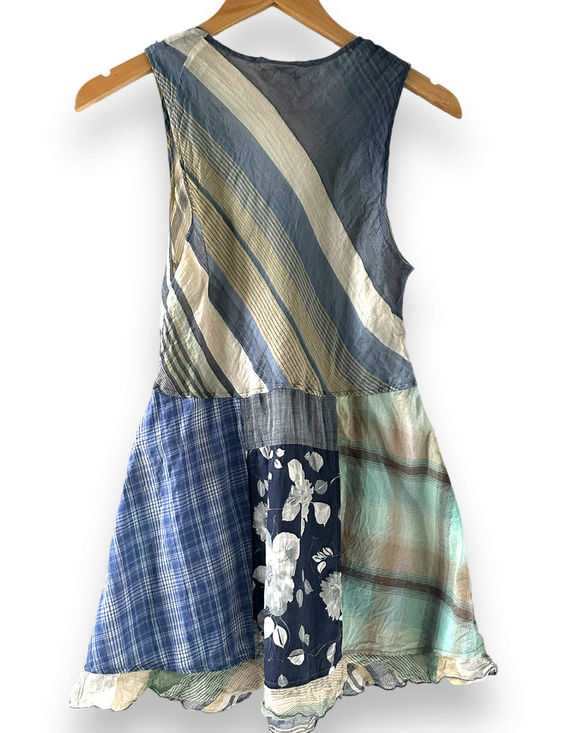 Soft Summer NEESH by D.A.R sleeveless patchwork  dress 