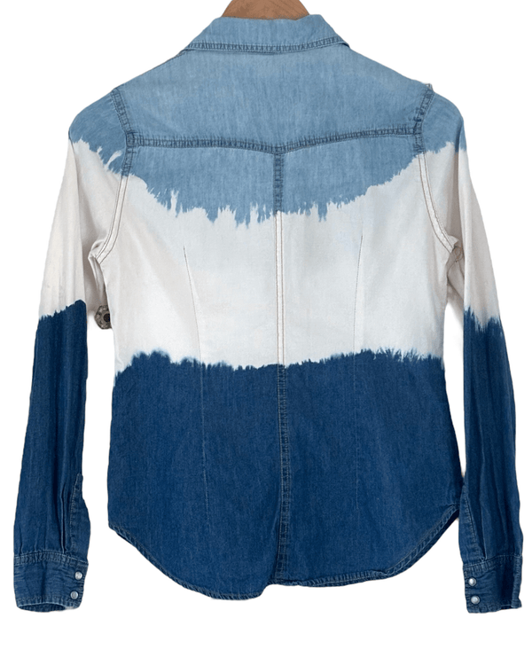 tie dye western shirt