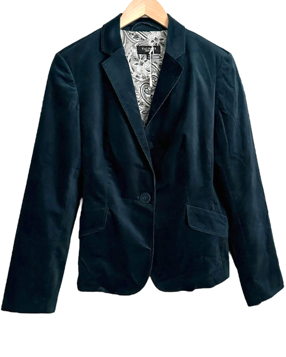 Soft Summer TALBOTS jade velvet jacket