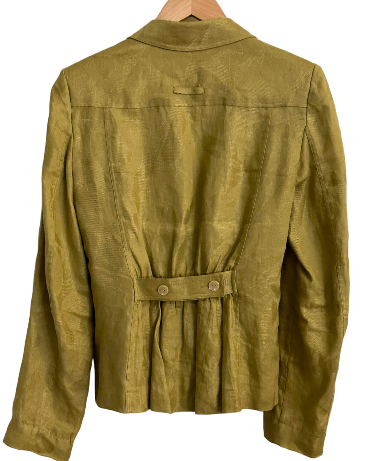 Warm Autumn ANNE KLEIN sandalwood green brocade jacket
