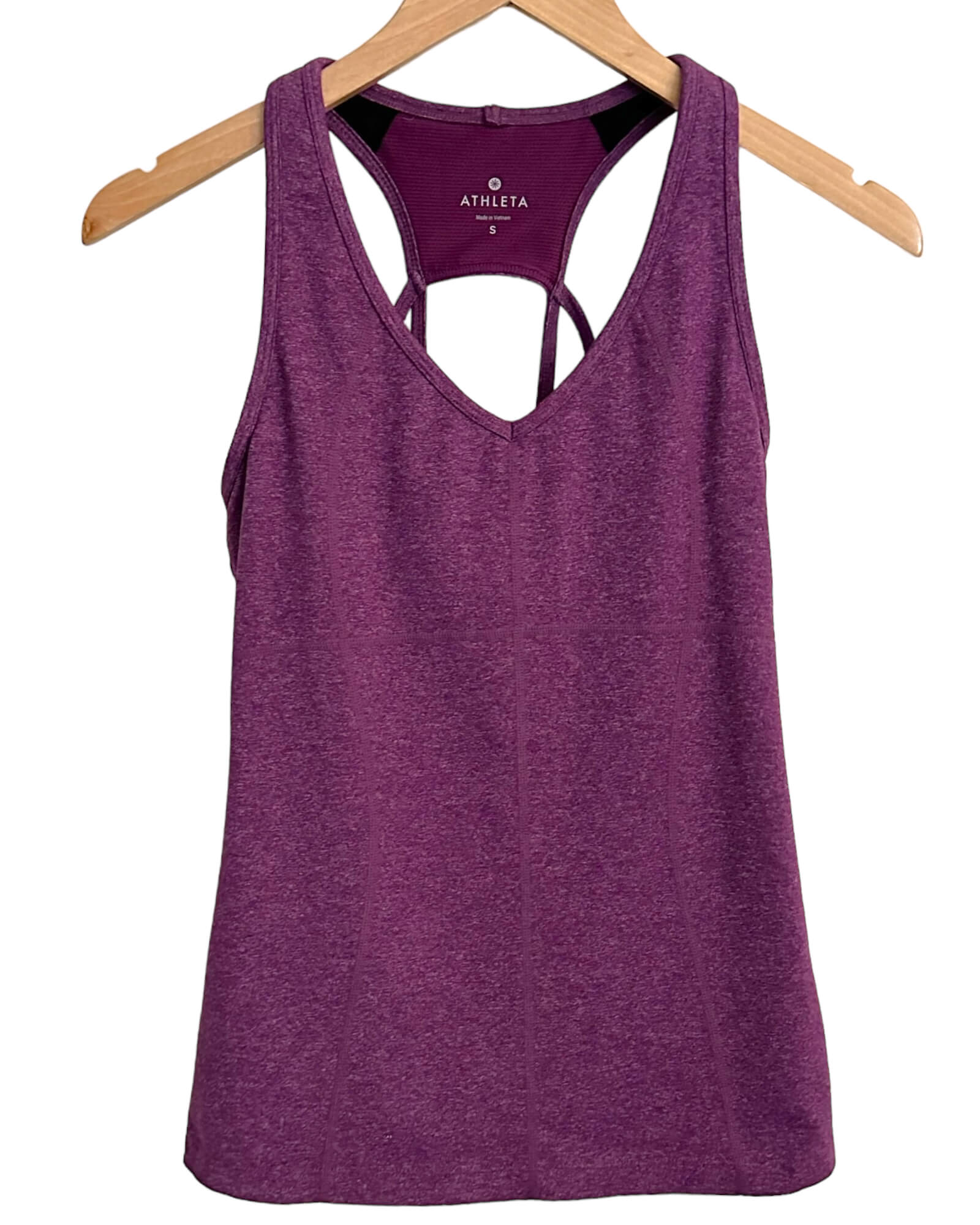 Warm Autumn ATHLETA saltana purple strappy athletic top 