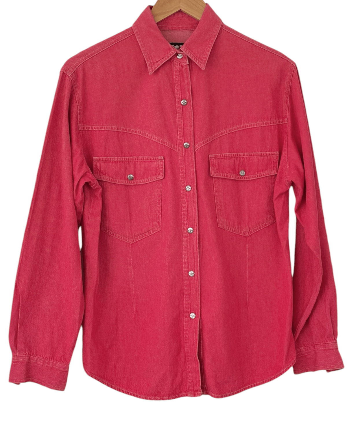 Warm Autumn HARLEY DAVIDSON brick red button down logo shirt