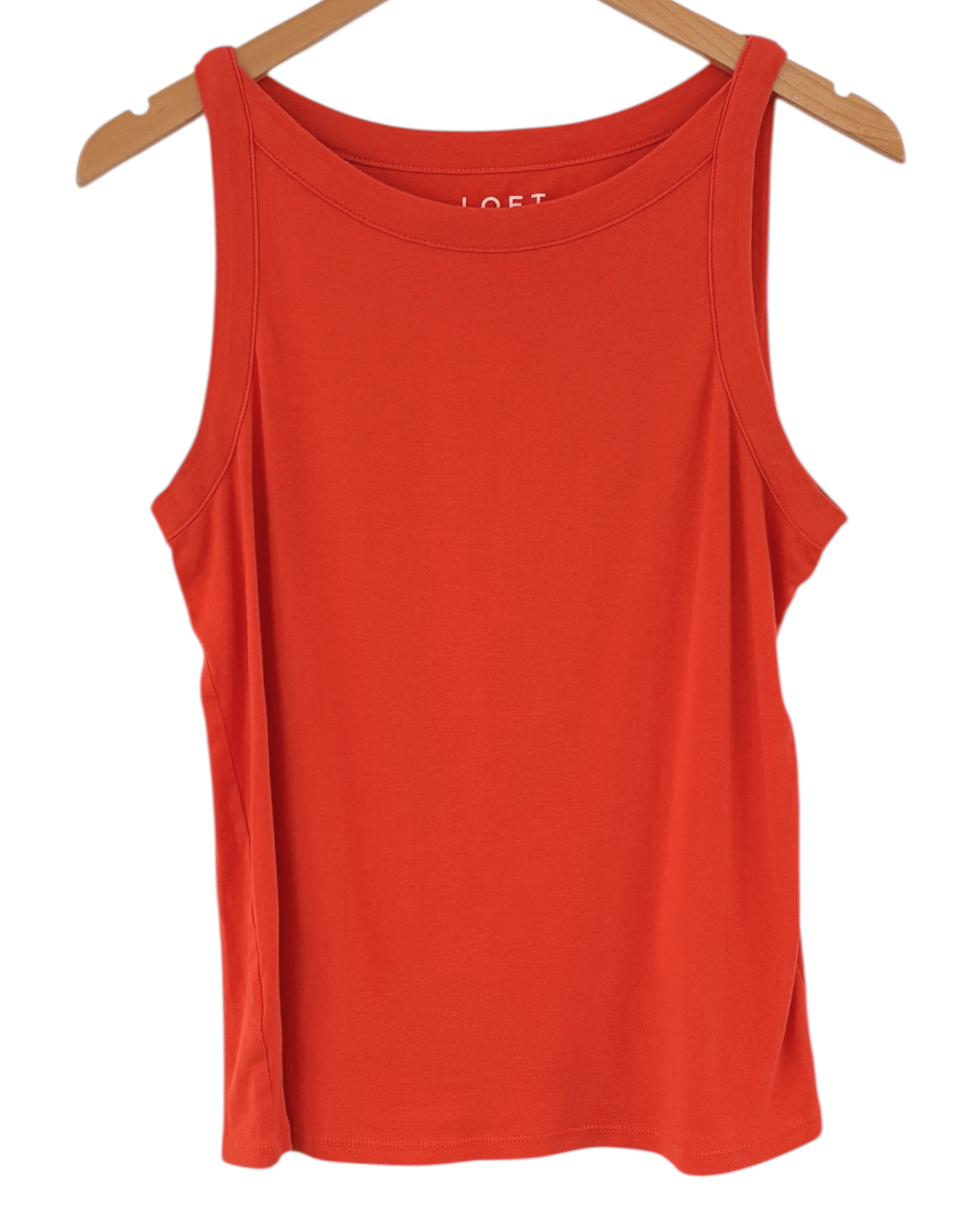 Warm Autumn LOFT glazed ginger sleeveless top