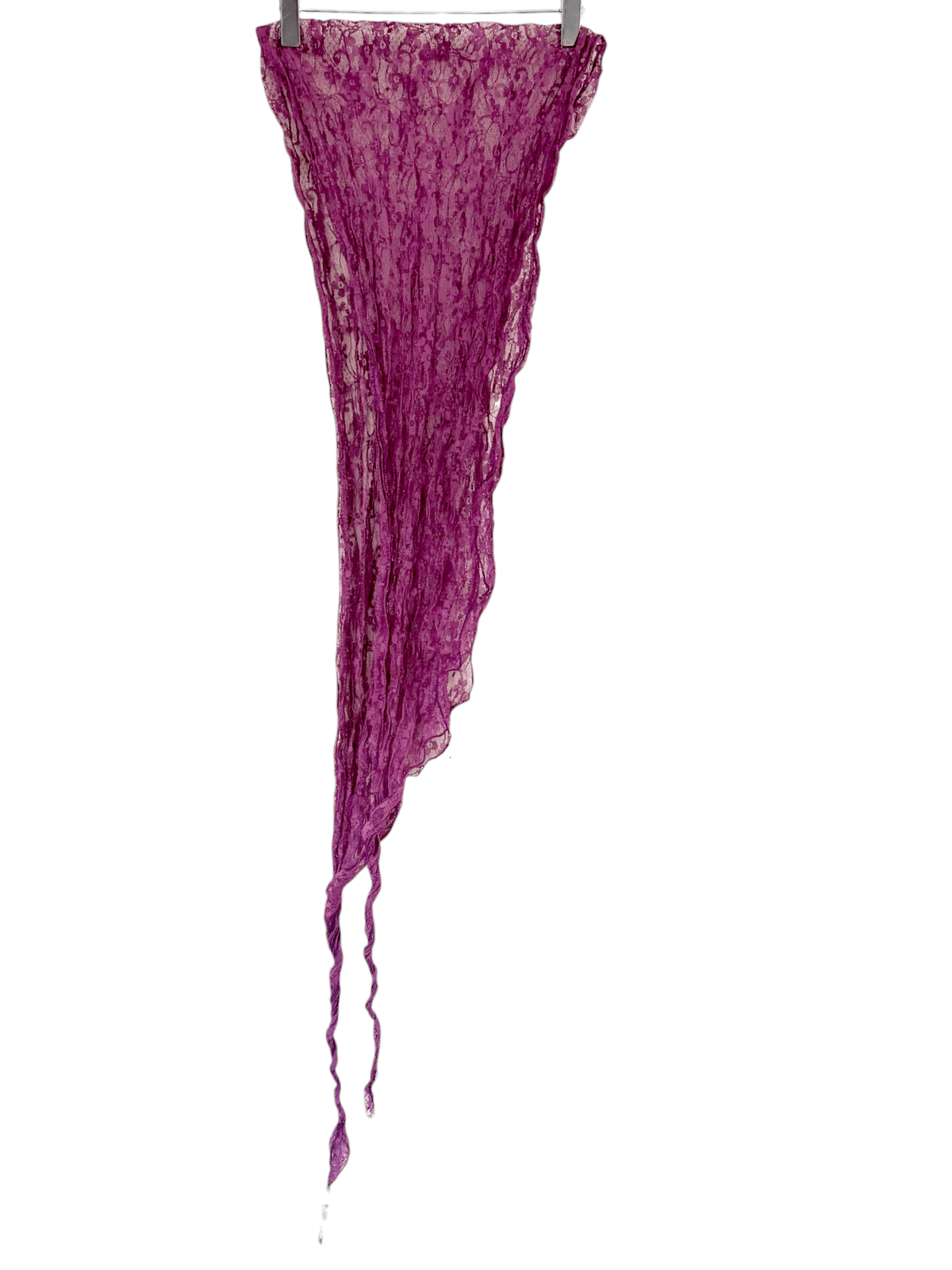 Warm Autumn vintage grape lace scarf