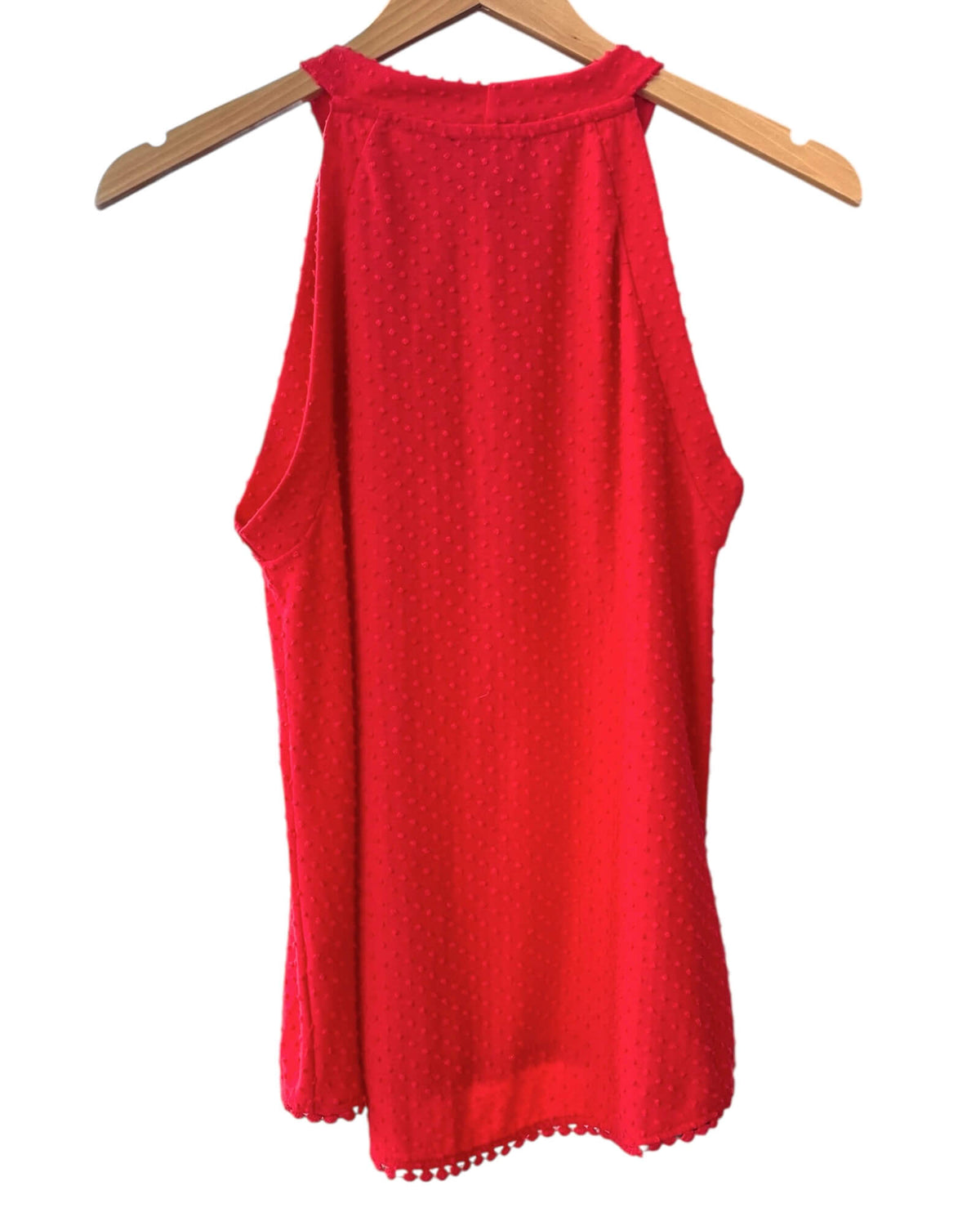 Warm Autumn W5 picante pique dot halter top