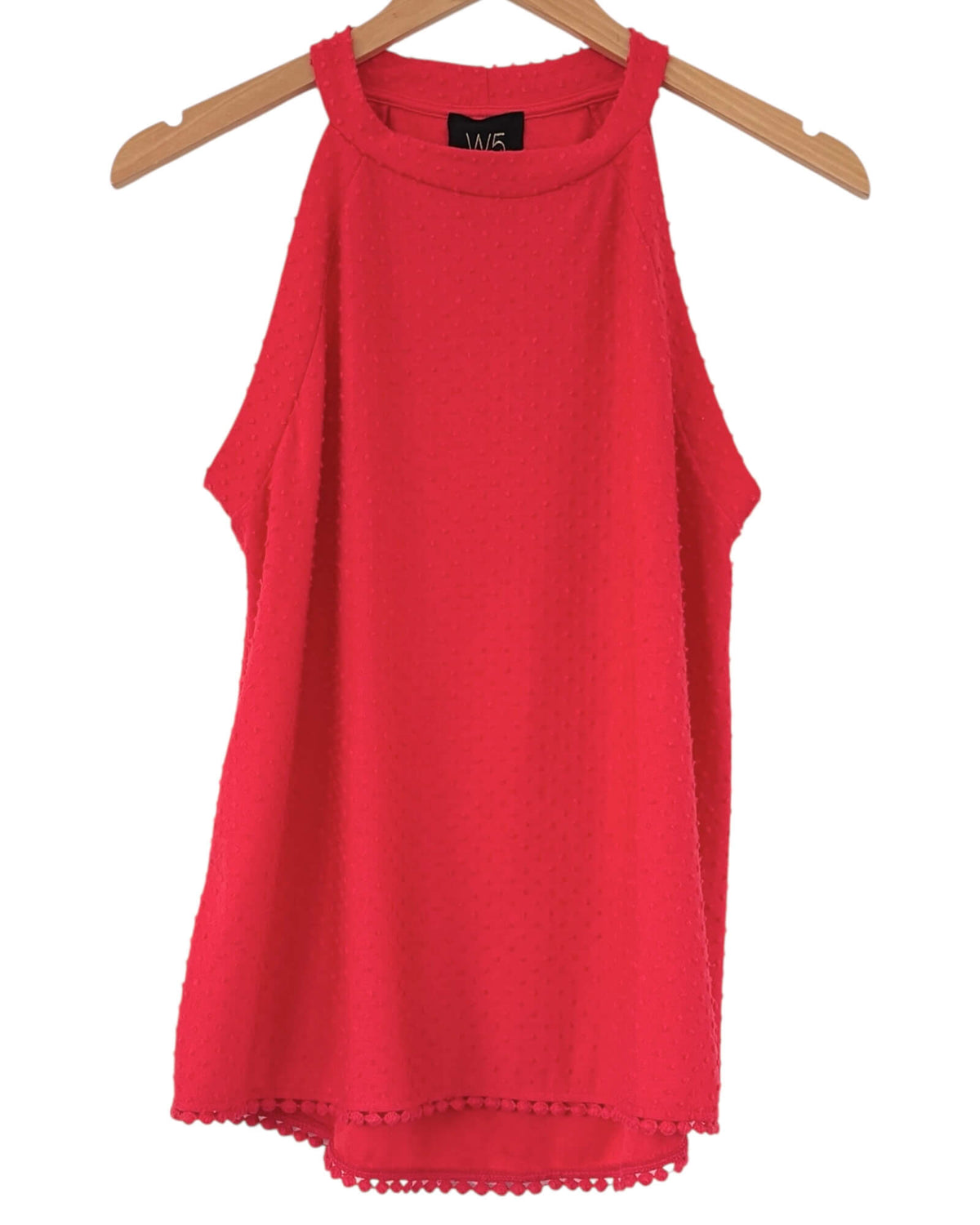 Warm Autumn W5 picante pique dot halter top