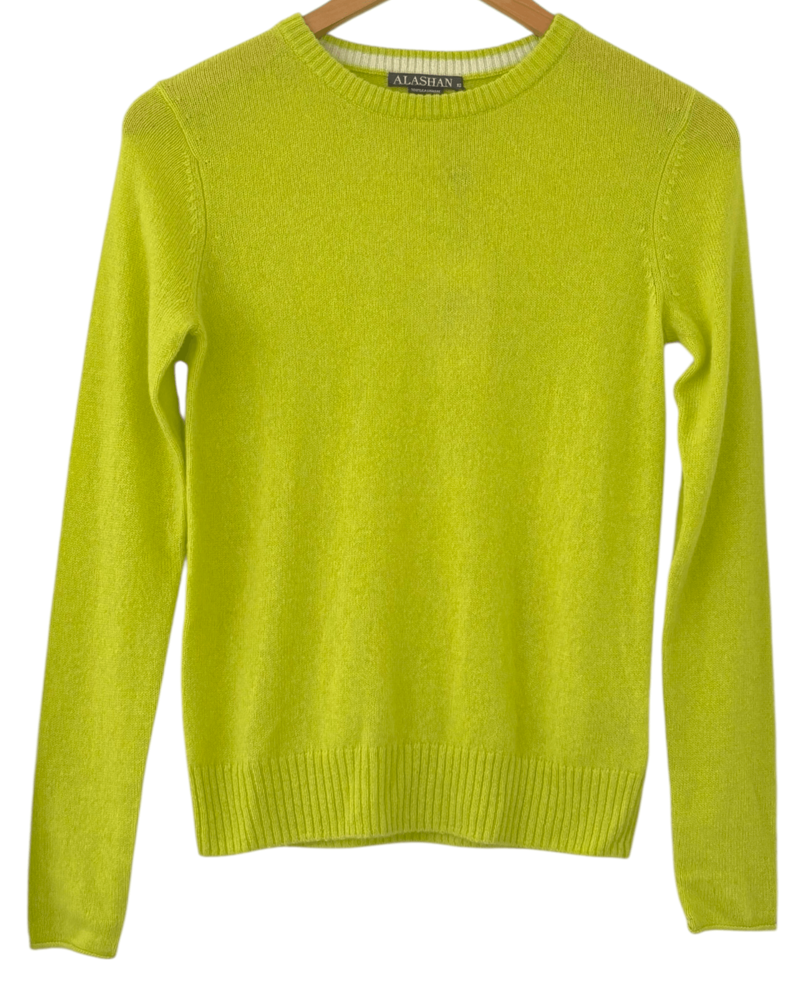Warm Spring ALASHAN midori cashmere crewneck sweater