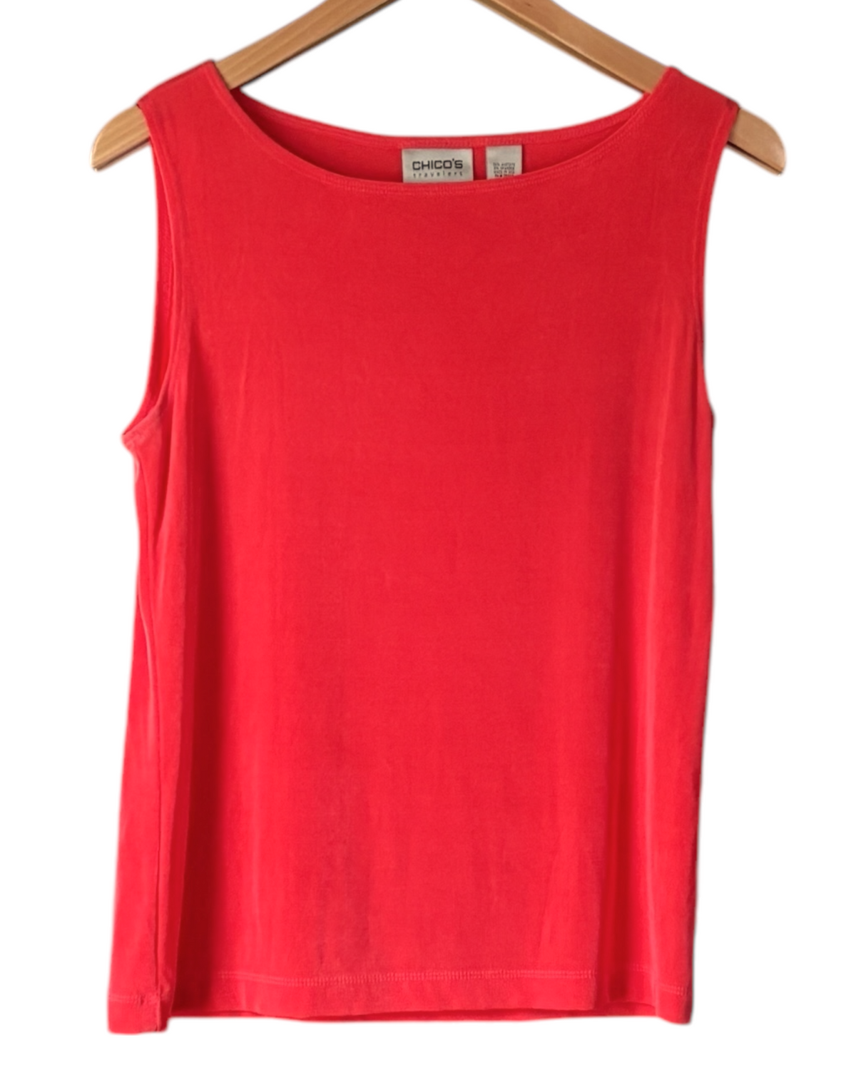 Warm Spring CHICO&#39;S Snapdragon Sleeveless Stretch Shell