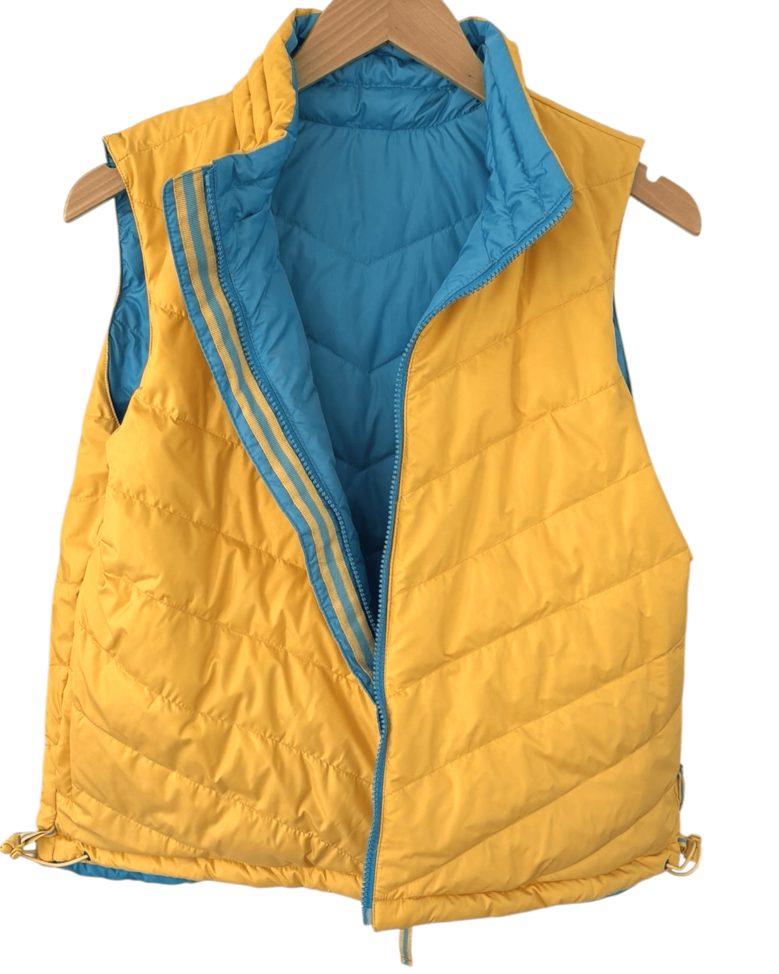 Warm Spring COLDWATER CREEK reversible down puffer vest