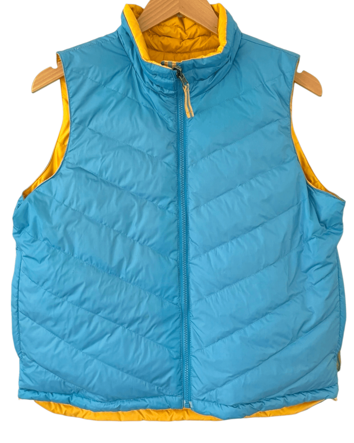 Warm Spring COLDWATER CREEK reversible down puffer vest