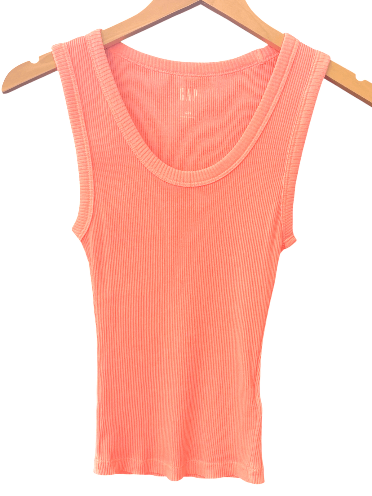 Warm Spring GAP peach sorbet ribbed tank top
