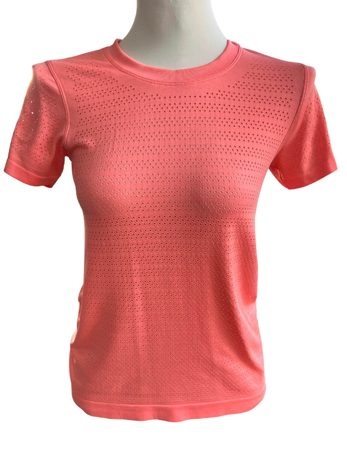 Warm Spring LULULEMON orange pop athletic tee