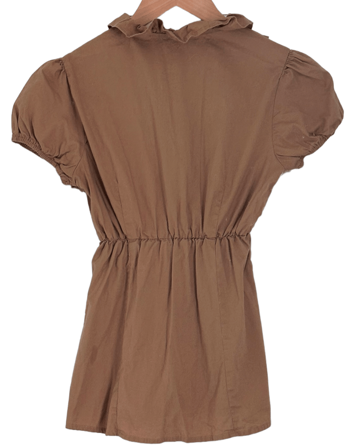Warm Spring U&amp;ME MILLENNIUM toffee brown short sleeve top
