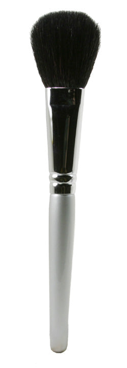 pressed mineral blush cosmetics brush