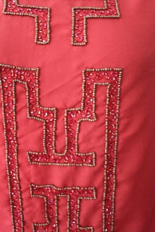 HARPER for Francesca's Dark Autumn burnt orange top.