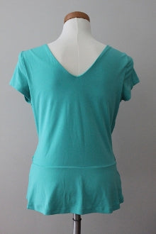 ANN TAYLOR Cool Summer emerald top
