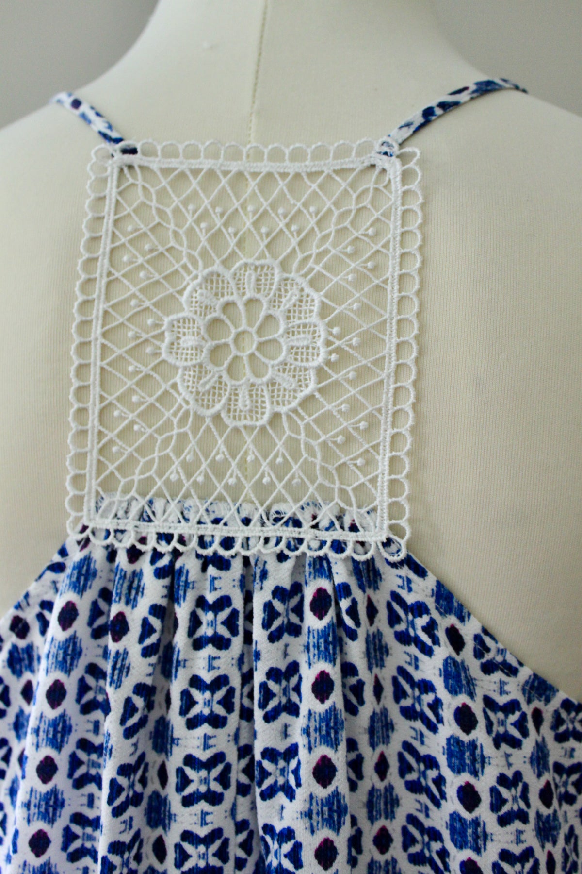 Bright Winter Print Top