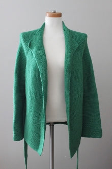 BODEN Bright Spring forest green sweater jacket