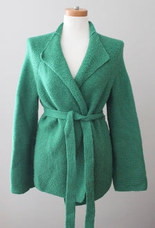 BODEN Bright Spring forest green sweater jacket