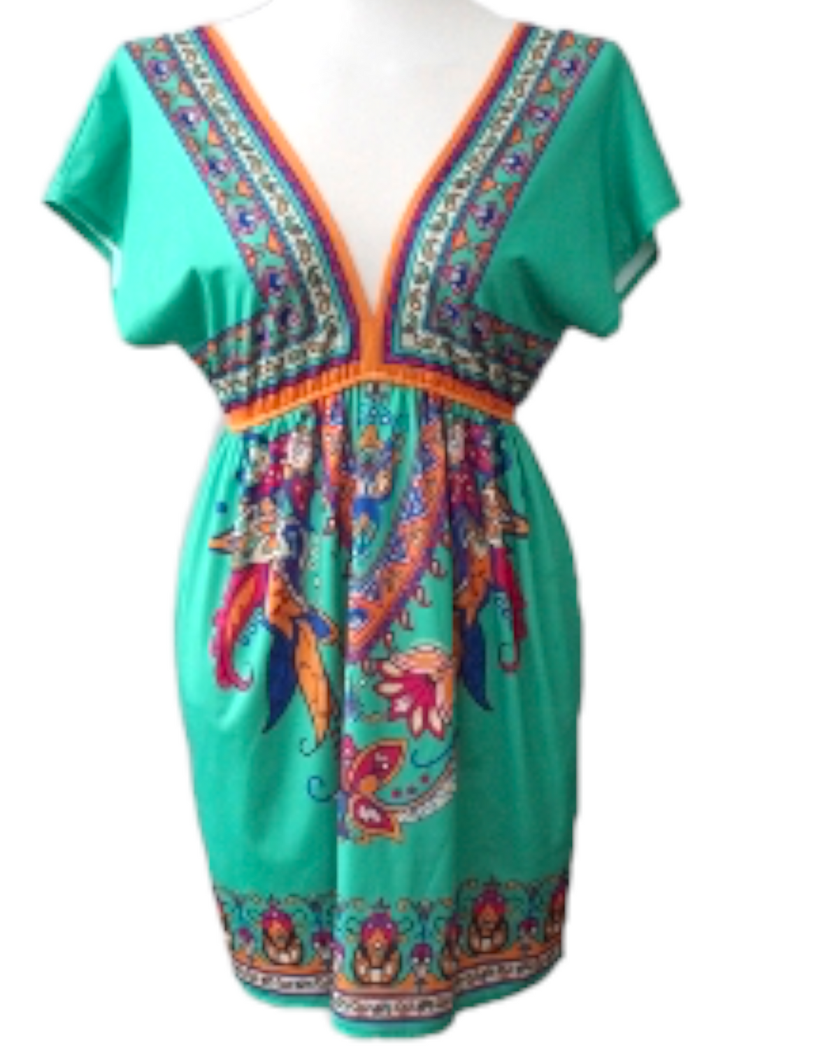 Bright Spring TWENTY ONE green print dress