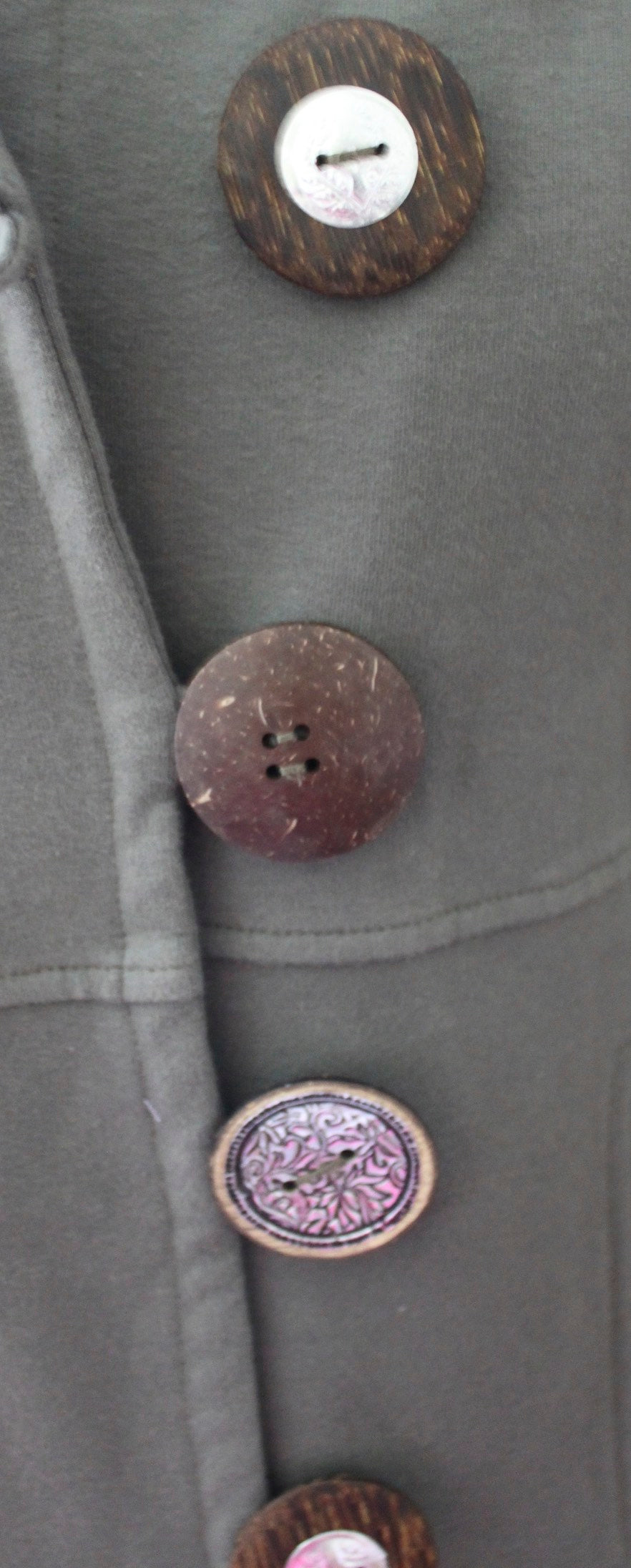 art button jacket NEON BUDDAH knit jacket 