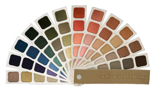 Indigo Tones Soft Autumn Personal Color Swatch Book