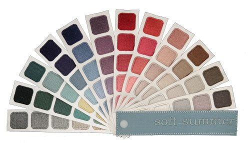 Indigo Tones Soft Summer Personal Color Swatchbook