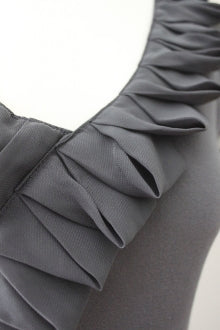 NEW YORK &amp; CO Soft Summer slate ruffled top