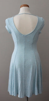 ACEMI Cool Summer tide soft blue dress