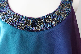 MAURICES Beaded Ruffle Blouse