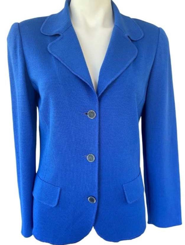 Light Summer STIZZOLI ITALY blue knit jacket