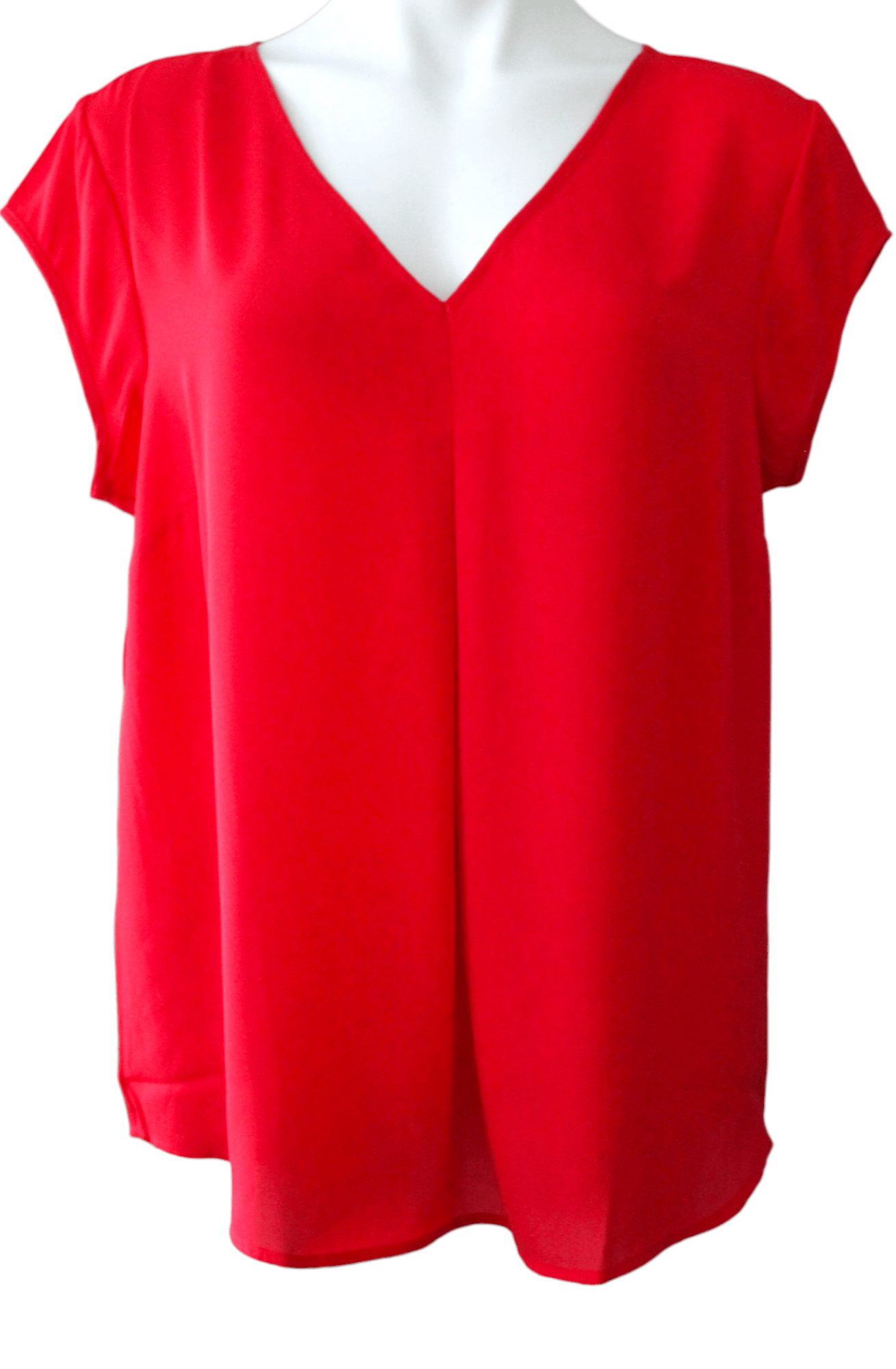 Bright Spring DR2 DANIEL RAINN red v-back sleeveless top