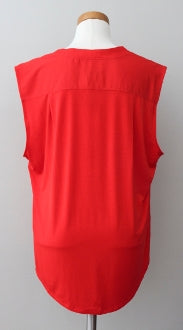 Bright Spring CALVIN KLEIN red sleeveless top
