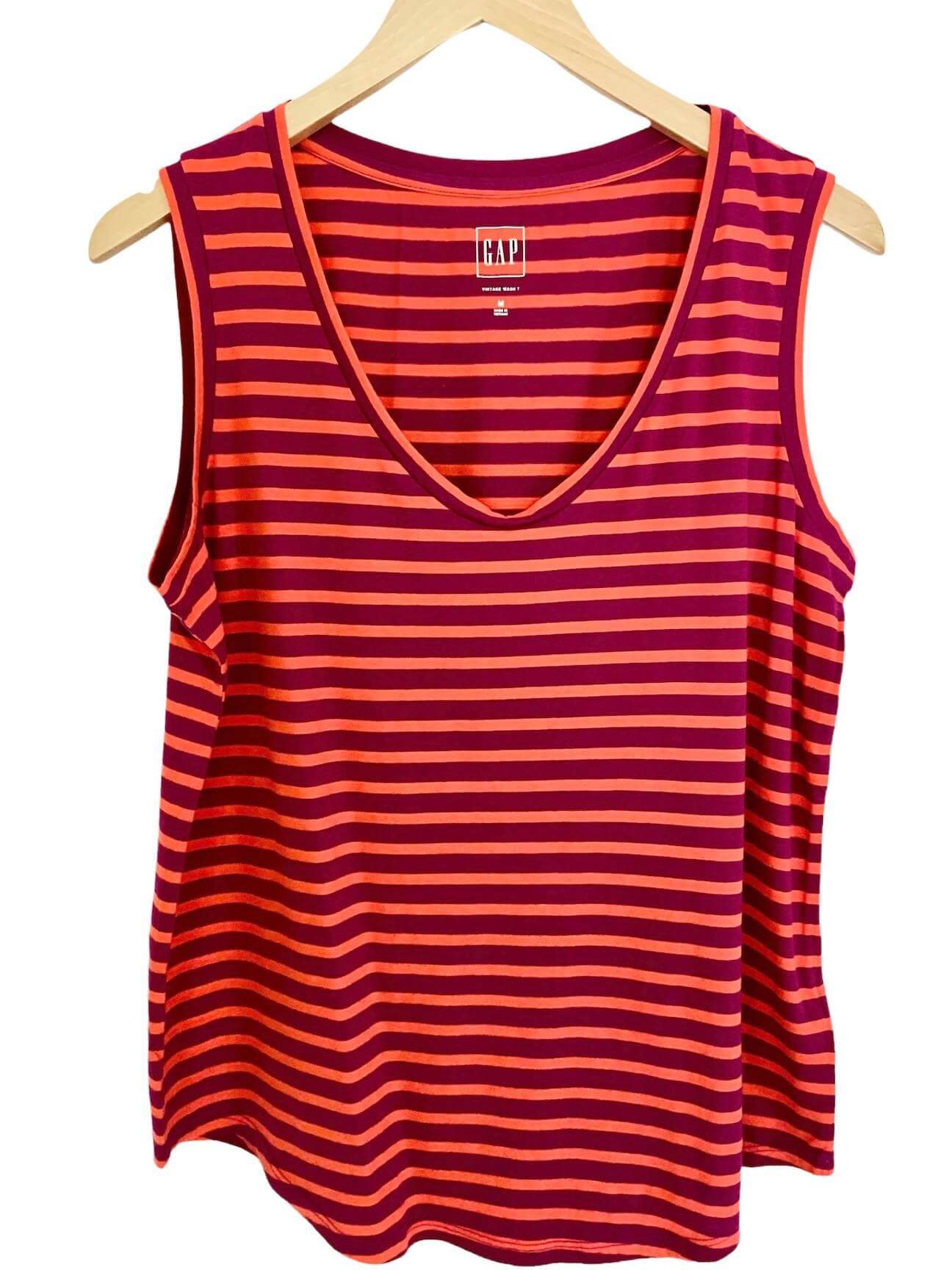 Bright Spring GAP striped sleeveless t-shirt