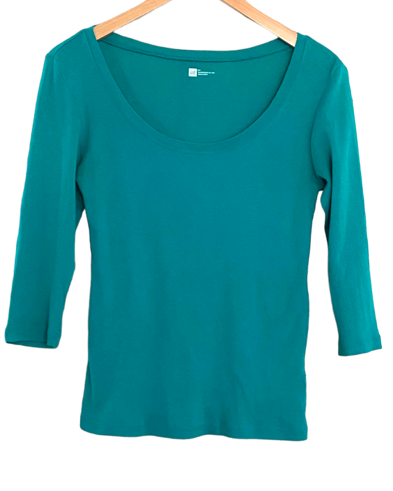Bright Spring GAP teal tee