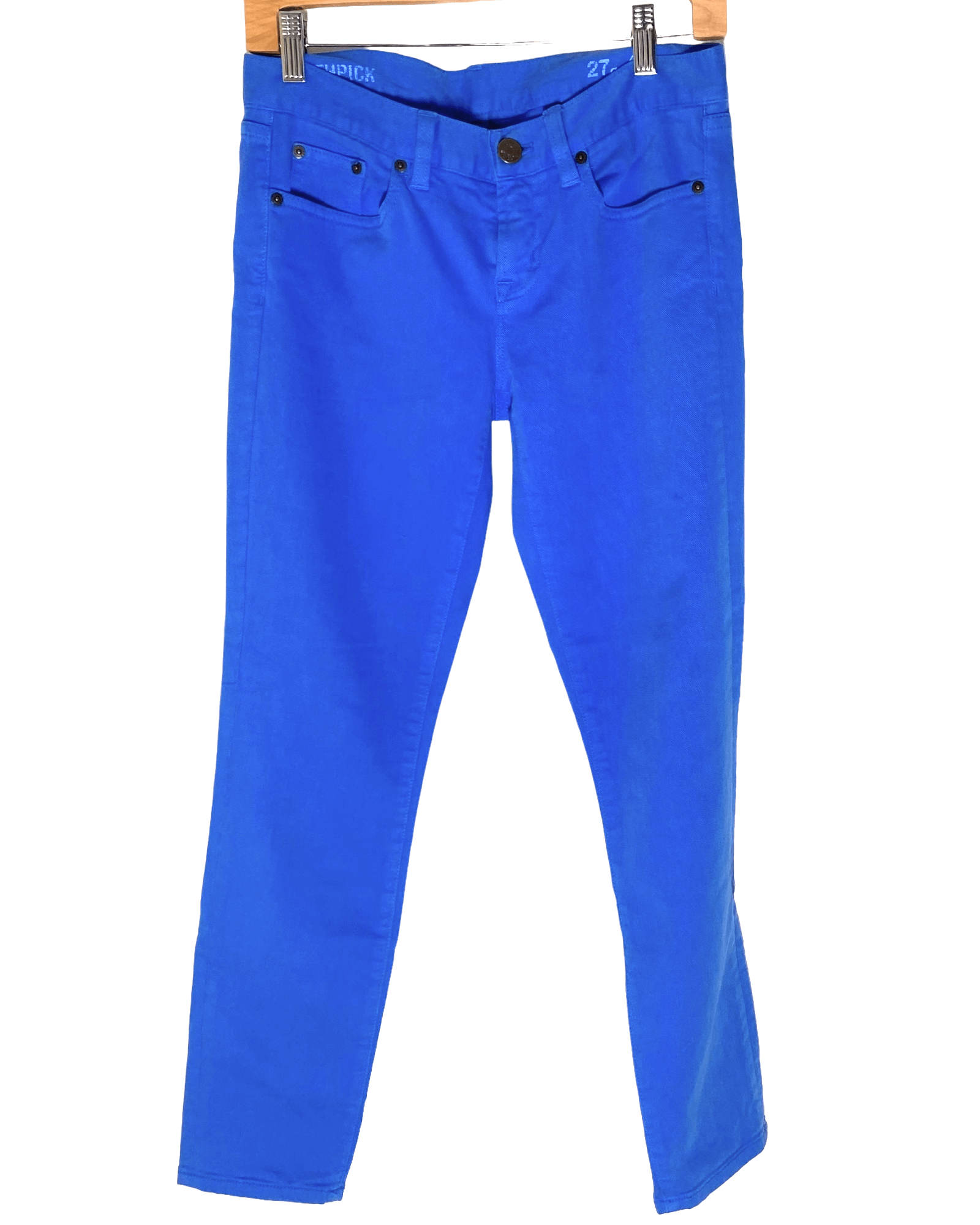Bright Spring J.CREW azure blue toothpick ankle jeans