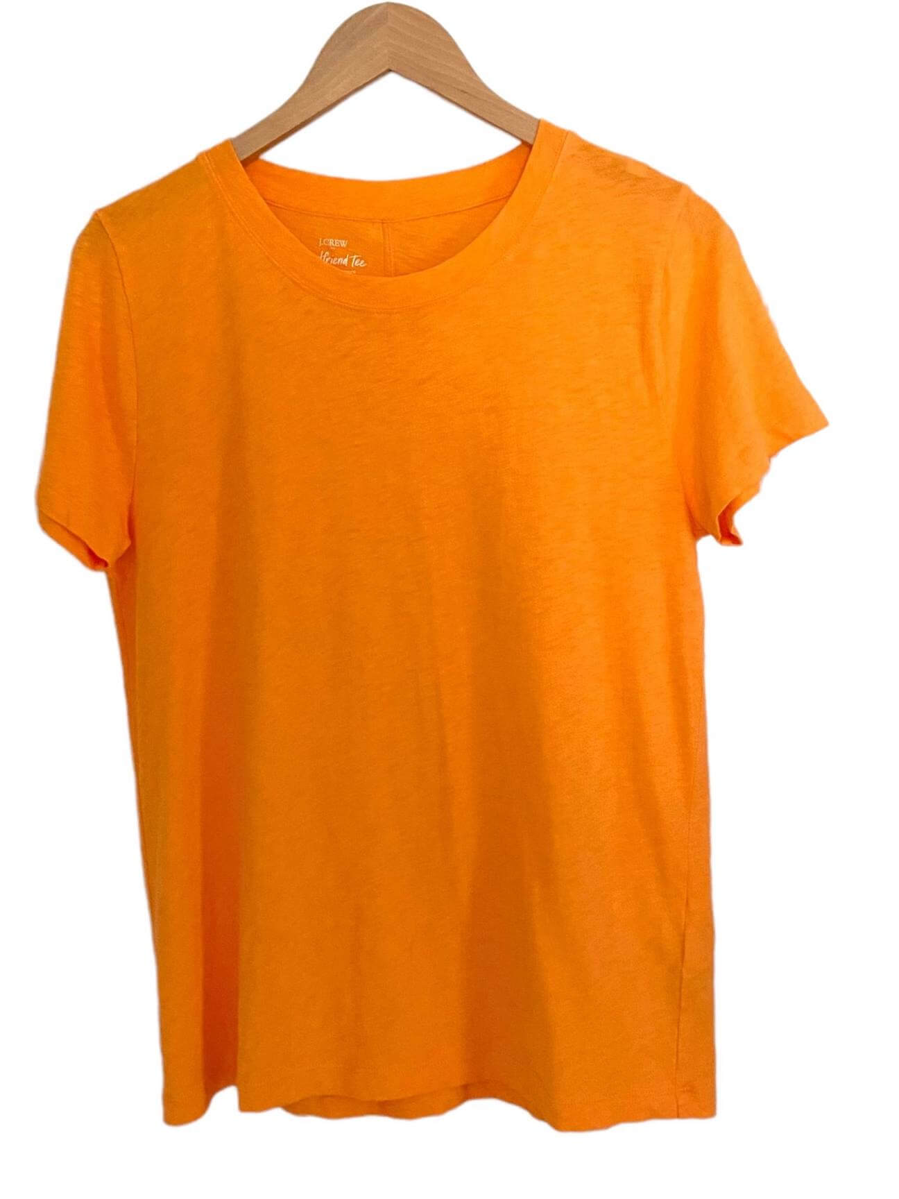 Bright Spring J.CREW orange t-shirt